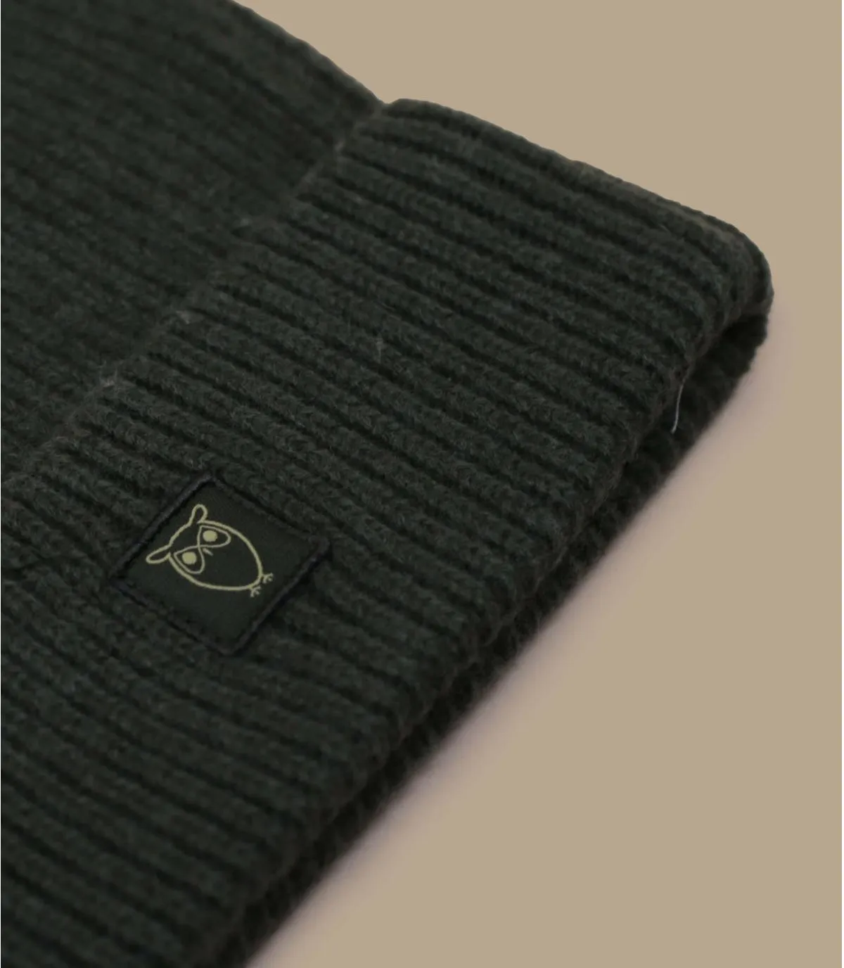     Berretto con risvolto in lana verde     High Wool Beanie forrest night     